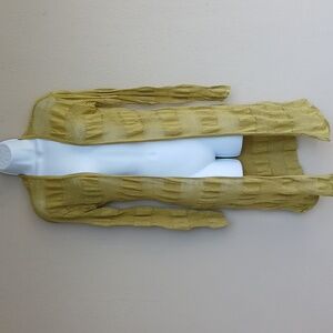 Andrea Jovine Linen Open Front Topper Jacket Cardigan Size Small